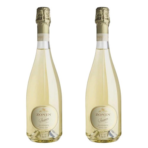 Zonin Prosecco DOC Special Cuvee Millesimato 75cl Duo Gift Set